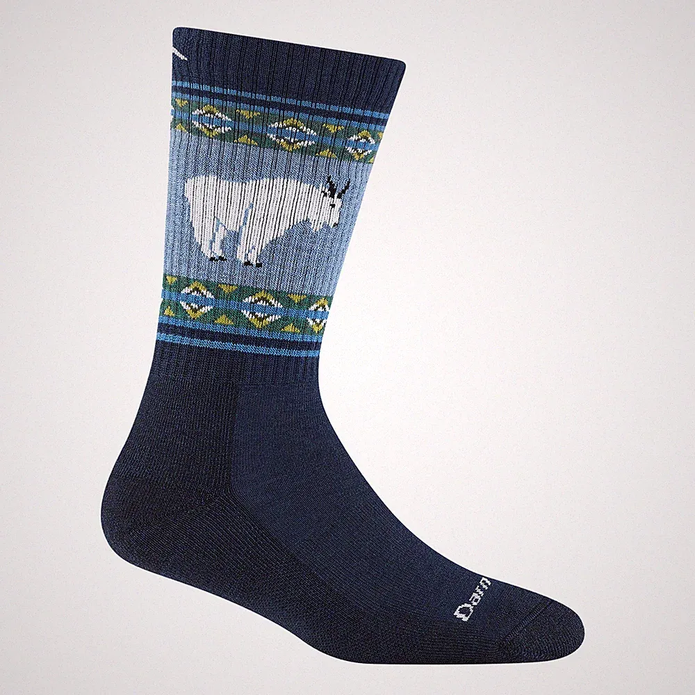 DARN TOUGH 5017 Goat Blue Women's Vanna Grizzle Boot Midweight Hiking Socks Warm